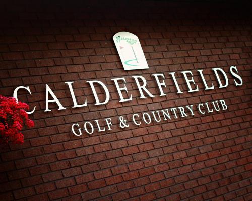 Ein Zertifikat, Auszeichnung, Logo oder anderes Dokument, das in der Unterkunft Calderfields Golf & Country Club ausgestellt ist