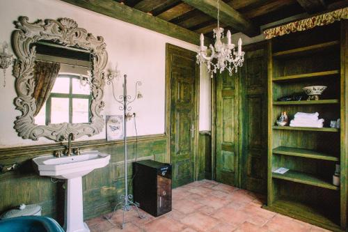 Vonios kambarys apgyvendinimo įstaigoje Vila Terrasse