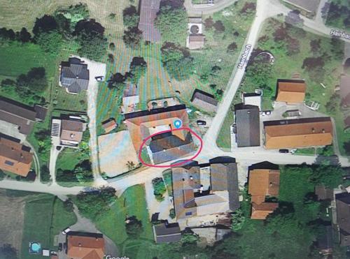 Una vista aérea de Ferienwohnung Schmied 3