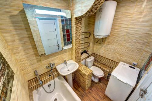 Ένα μπάνιο στο Шикарная 2к квартира метро Лыбедская. Оушен Плаза. Дружбы Народов