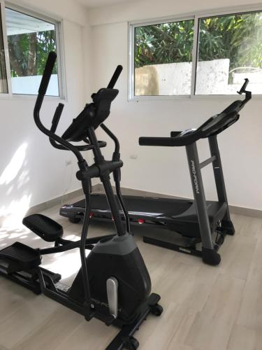 Fitness centrum a/nebo fitness zařízení v ubytování Diamond Hotel Cabarete