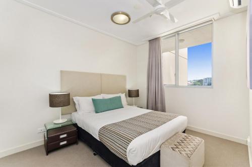 Cama o camas de una habitación en The Dalgety Apartments