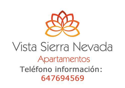 um logótipo para a vista stena nevaeh laboratórios nevaeh em Apartamentos Vista Sierra Nevada em Serra Nevada