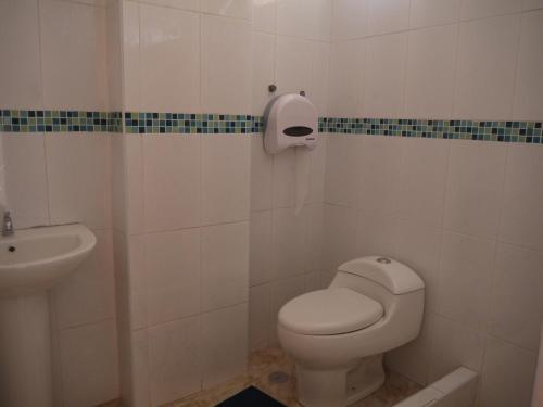 Koupelna v ubytování Hotel Suite Juliaca