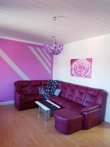 Khu vực ghế ngồi tại Ferienwohnung Hesse