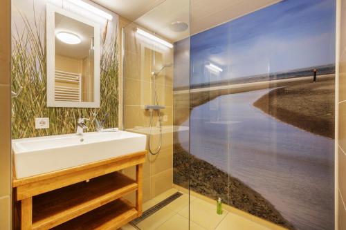Koupelna v ubytování Center Parcs Port Zélande beach