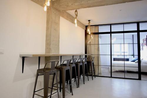 Posezení v ubytování Stunning Apartment for 8 people in Salamanca City by Batuecas
