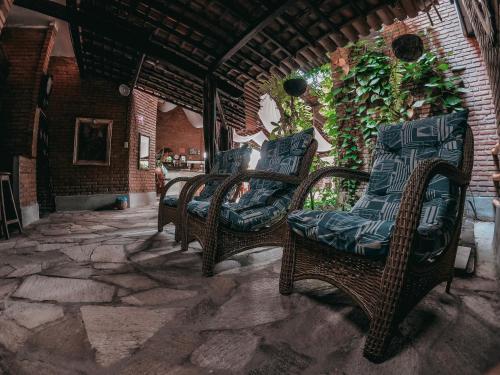 Ruang duduk di Lua Pousada