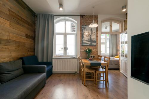 Oleskelutila majoituspaikassa Sopot Loft