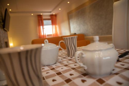 Posezení v ubytování B&B Miramare Suite