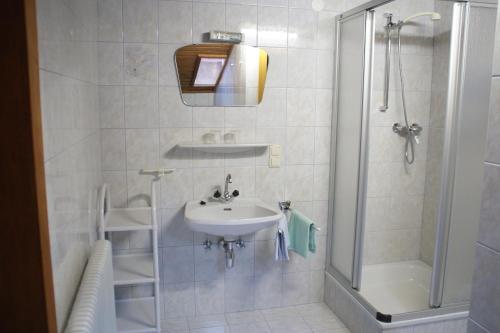 Phòng tắm tại Untermühlbauer Fam. Schreder