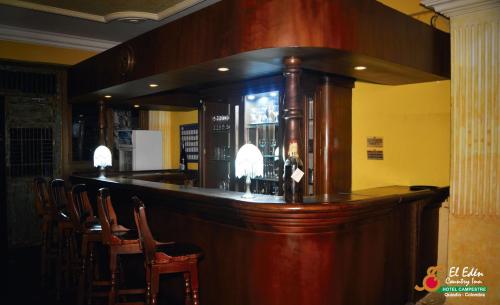 Lounge nebo bar v ubytování El Edén Country hotel y Club Residencial