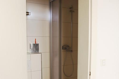 Ett badrum på Apartment am Rhein
