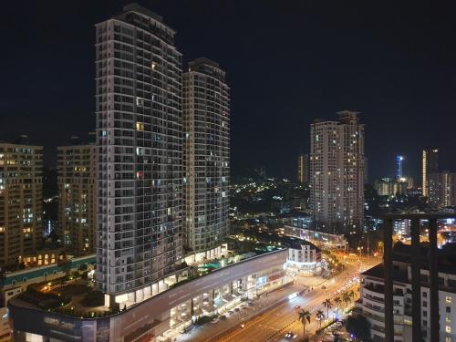 Γενική άποψη της πόλης Tanjong Tokong ή θέα της πόλης από  αυτό το διαμέρισμα