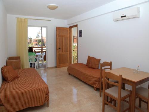 Χώρος καθιστικού στο Ilian Beach & Apartments