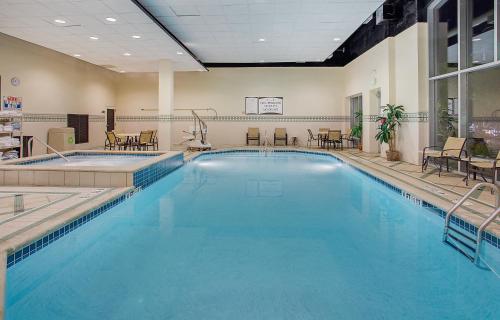 a large swimming pool in a hotel room at Staybridge Suites Chattanooga Downtown - Convention Center by IHG in Chattanooga