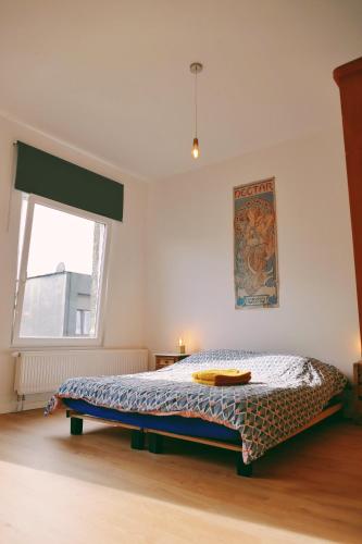 Postel nebo postele na pokoji v ubytování 130sqm appartment with 20sqm terras and free parking