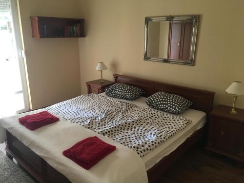 En eller flere senge i et værelse på Kazinczy Villa
