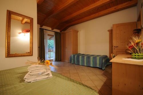 Postel nebo postele na pokoji v ubytování Agritur Campo Fiorito