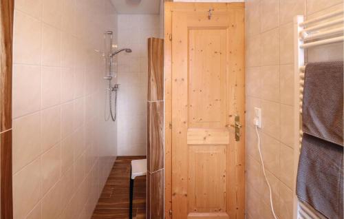 Bilik mandi di Ferienwohnung In Alpbach