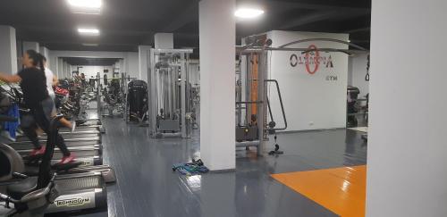 Fitness centrum a/nebo fitness zařízení v ubytování Villa Olympia