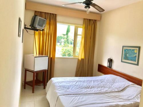 Ένα ή περισσότερα κρεβάτια σε δωμάτιο στο Hotel Montanhes