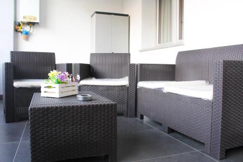 Area soggiorno di Cosenza Luxury Apartment