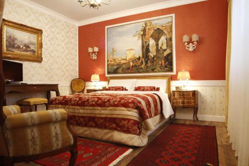 Ένα ή περισσότερα κρεβάτια σε δωμάτιο στο Villa-Angelina
