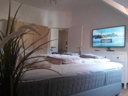Postel nebo postele na pokoji v ubytování A-M Condominium