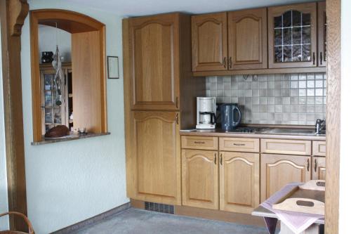 Una cocina o zona de cocina en Pension Droste- Vogt