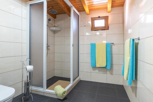 Koupelna v ubytování Casa Raivinha