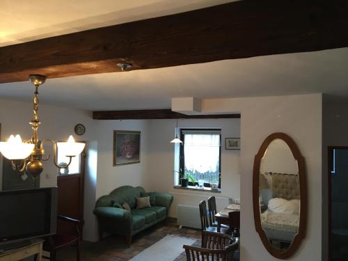 Posezení v ubytování Apartmán Vrchlice