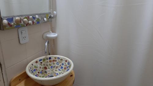 Ένα μπάνιο στο Hotel Uritorco