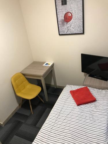 TV a/nebo společenská místnost v ubytování dask resort