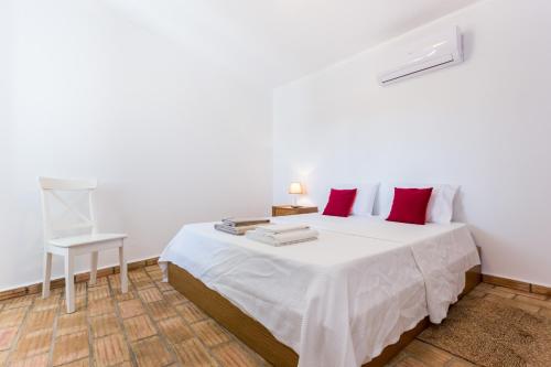 Katil atau katil-katil dalam bilik di Mértola Natural - Monte da Eirinha