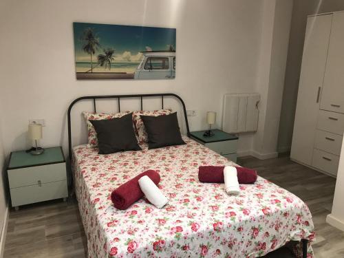 Posteľ alebo postele v izbe v ubytovaní Cozy apartment in the town