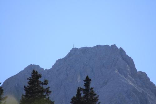 山景或從家庭旅館拍的山景