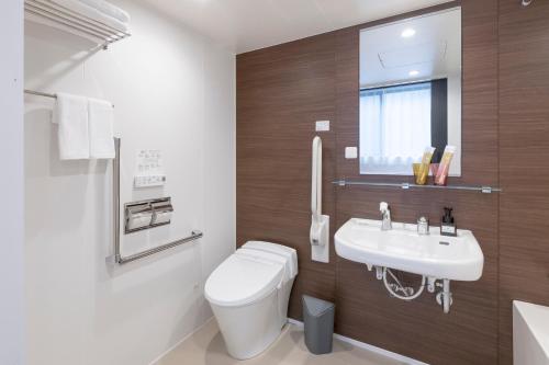 Koupelna v ubytování M's Hotel Sanjo Omiya