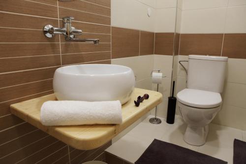 Koupelna v ubytování Lipno Wave accommodations