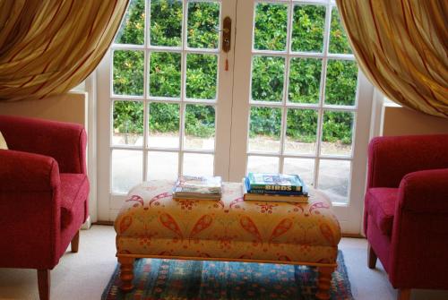Χώρος καθιστικού στο Lyngrove Wines & Guesthouse
