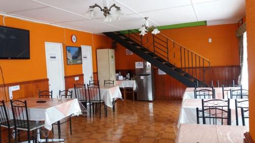 Restoran atau tempat lain untuk makan di Hostel San Agustín