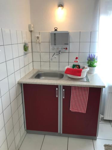 Kjøkken eller kjøkkenkrok på Ferienwohnungen Löhr