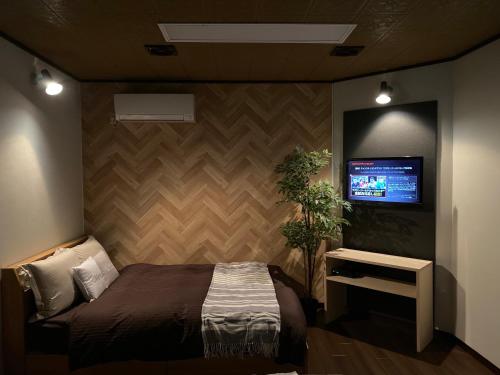 Krevet ili kreveti u jedinici u objektu HOTEL Japonica