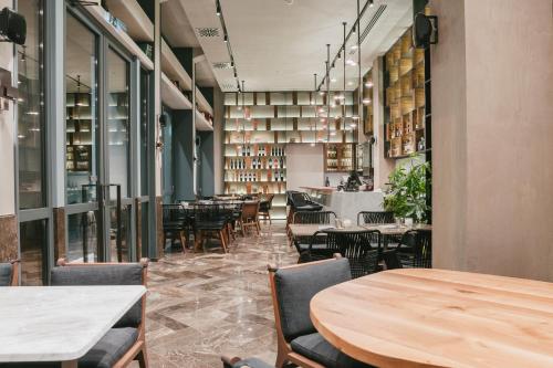 Posezení v ubytování Aya Hotel