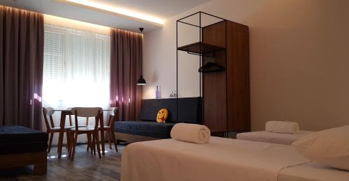 Urban Roomsにあるベッド