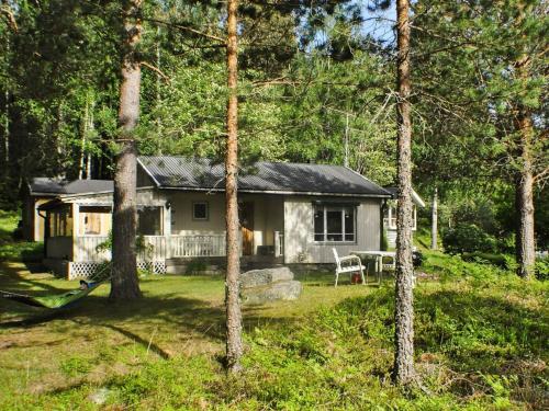 a small house in the middle of a forest at 5 person holiday home in KIL in Kil