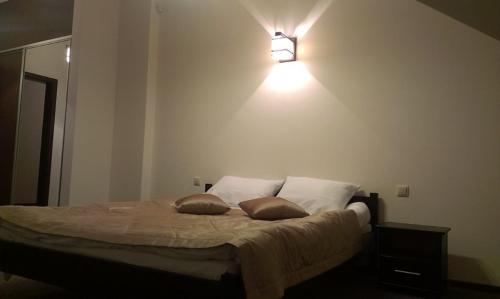 Łóżko lub łóżka w pokoju w obiekcie Villa Szamocin