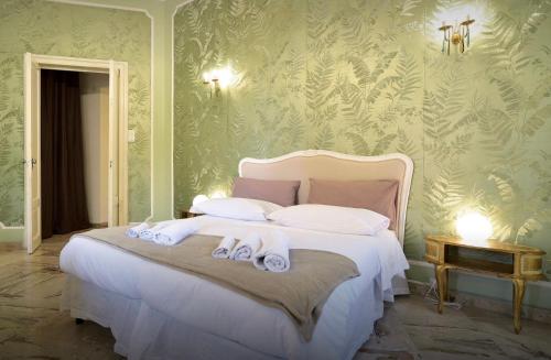 Postel nebo postele na pokoji v ubytování Le Stanze di Jole