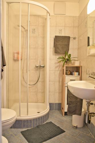 Zentrale Wohnung in St. Moritz mit großem Balkon