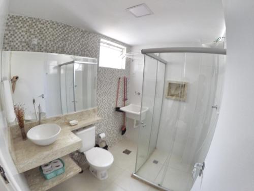 Kúpeľňa v ubytovaní Maravilhoso apartamento em Salvador (Barra)